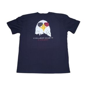 Collared Greens Bald Eagle Patriot Men's Shirt Sz XL